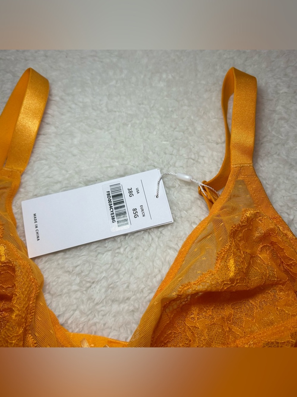 HSIA Enchanted Unlined Lace Underwire Bra 38G NWT - Picture 3 of 4